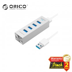 ORICO ASH4-U3 Aluminum 4 Port USB3.0 Hub with Type-C Cable