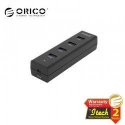 ORICO H4013-U3-BK 4 Port Portable USB 3.0 HUB for Ultra Book/Desktop/Laptop/Tablet PC - Black