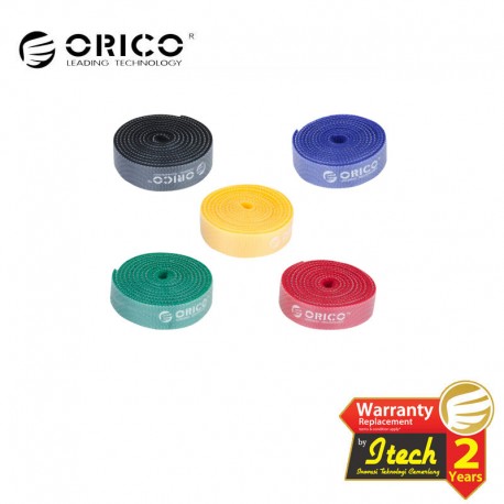 ORICO CBT-5S 3.3 Ft / 1M Reusable & Dividable Hook and Loop Cable Ties 