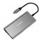 ORICO CLH-W2 Aluminum Alloy Type-C to HDMI / Type-C Charging / USB3.0 * 3 / SD / TF / RJ45 Docking Station