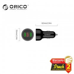 ORICO UPK-2U Dual Ports USB Car Charger with Display Screen