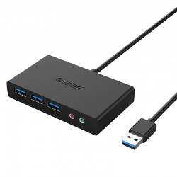ORICO G11-3UA 3 Port USB3.0 HUB with Earphone & Microphone Port