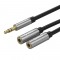 ORICO AM-2F1 ORICO 2 in 1 3.5mm M to F Audio Cable